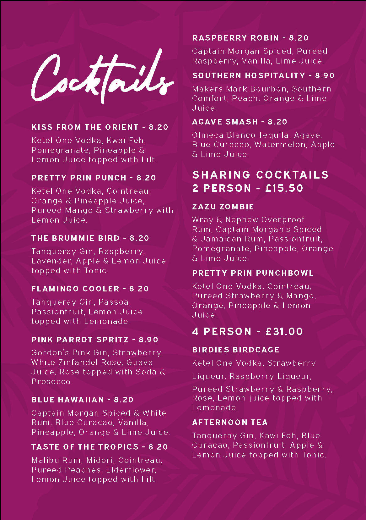 food-drink-menus-birdies-bar-in-birmingham